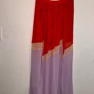 Ark & Co Colorblock Maxi Skirt